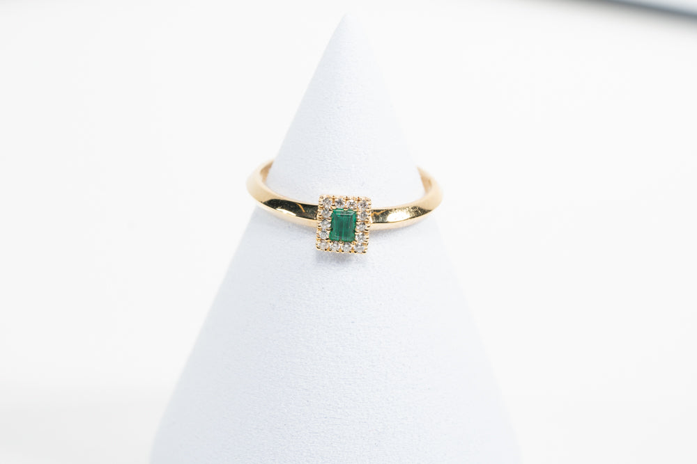 Green Gold Ring